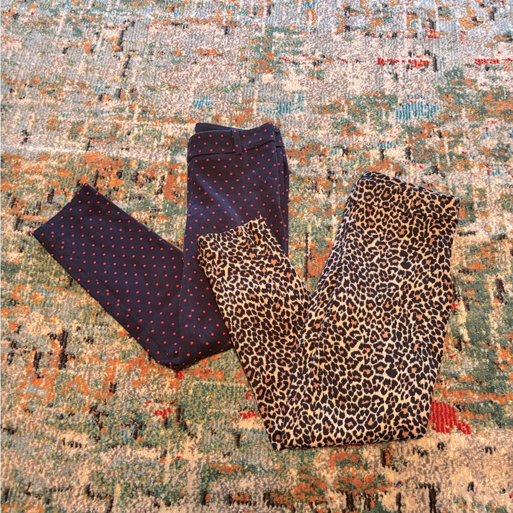 2 Pairs Of J CREW “Winnie” Pants, Both Size 00